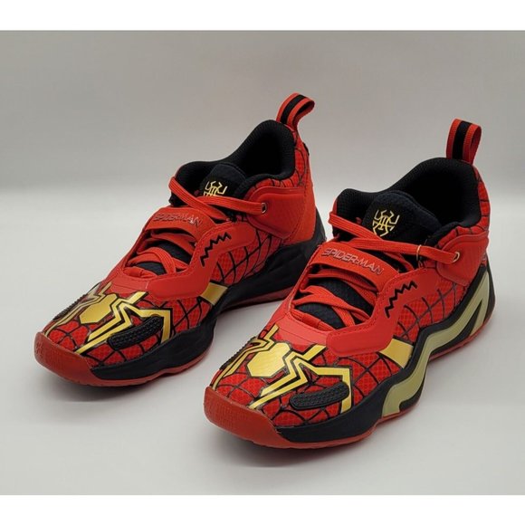 Adidas D.O.N Issue #3 GS 'Spider-Man' Basketball Shoes GZ5496 - Picture 3 of 12